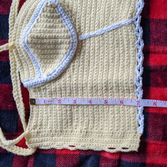 Handmade crochet corset top - Picture 3 of 5